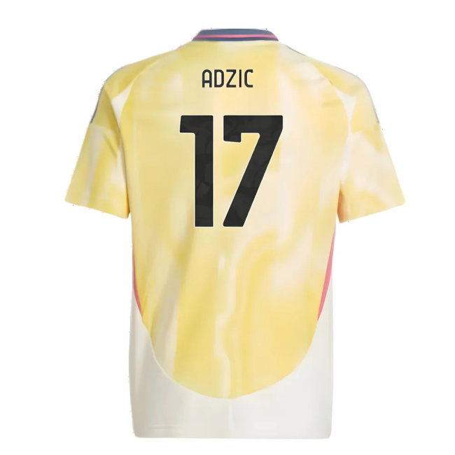 2024-2025 Juventus Away Shirt (Kids) (Adzic 17)