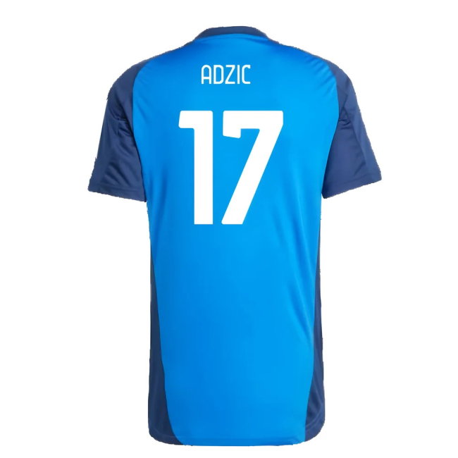 2024-2025 Juventus Training Jersey (Blue) (Adzic 17)