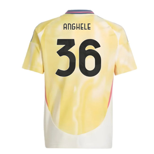 2024-2025 Juventus Away Shirt (Kids) (Anghele 36)