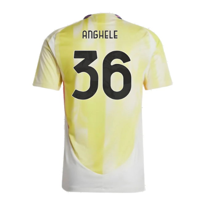 2024-2025 Juventus Authentic Away Shirt (Anghele 36)