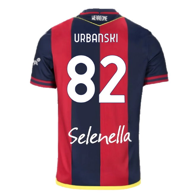 2024-2025 Bologna CL Home Shirt (Urbanski 82)