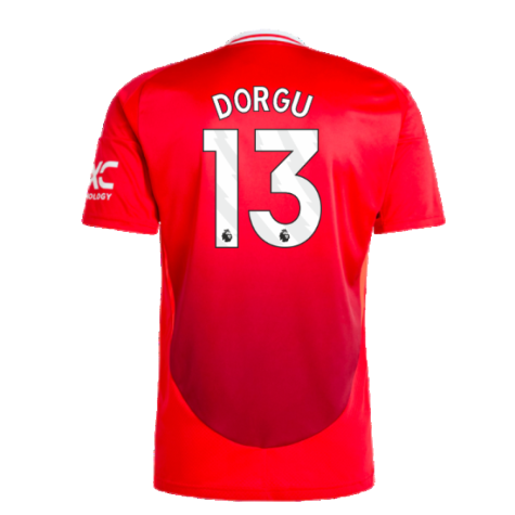 2024-2025 Man Utd Home Shirt (Dorgu 13)
