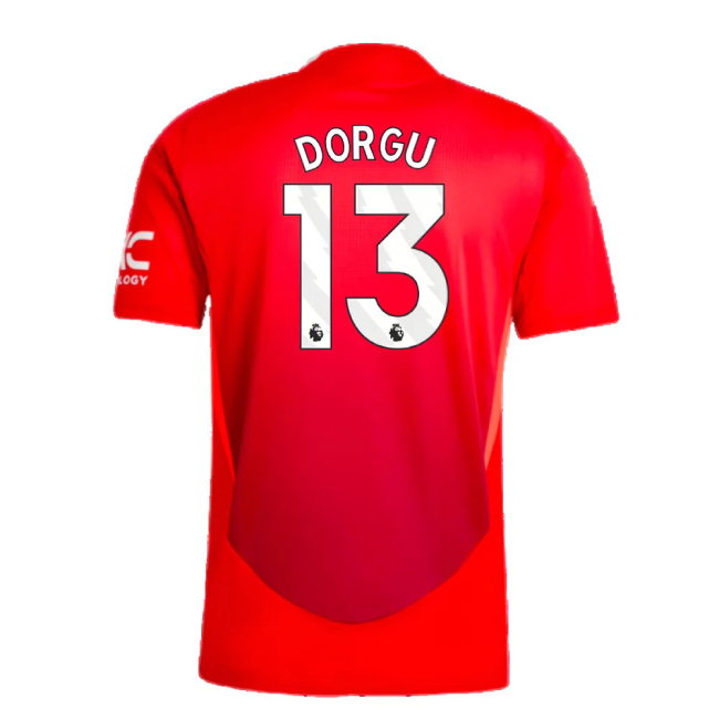 2024-2025 Man Utd Authentic Home Shirt (Dorgu 13)