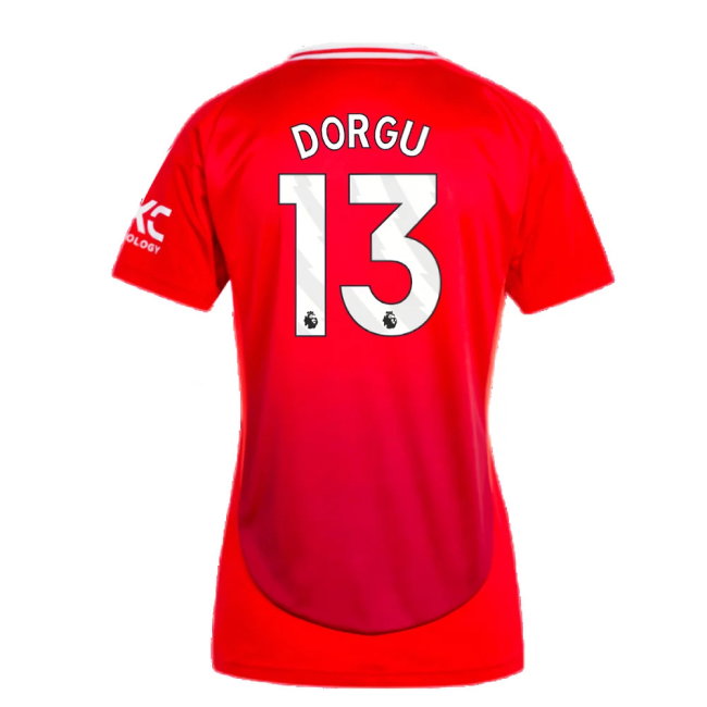 2024-2025 Man Utd Home Shirt (Womens) (Dorgu 13)