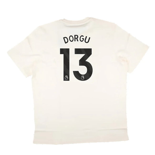 2024-2025 Man Utd SZN Graphic Tee (Cream White) (Dorgu 13)