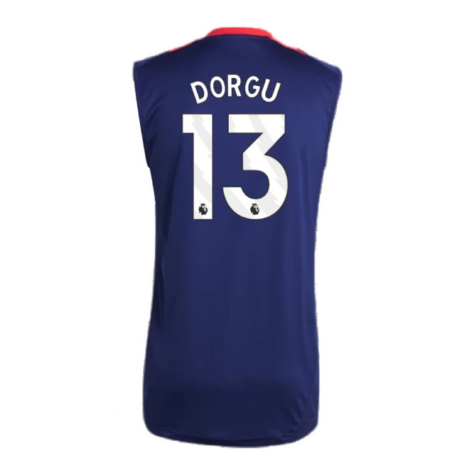 2024-2025 Man Utd Sleeveless Jersey (Night Indigo) (Dorgu 13)
