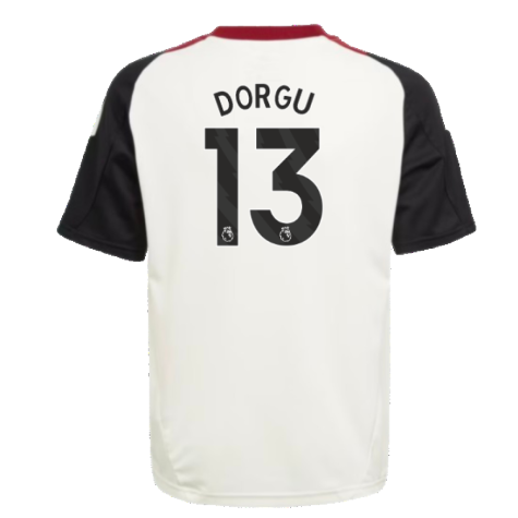 2024-2025 Man Utd Training Jersey (Off White) - Kids (Dorgu 13)