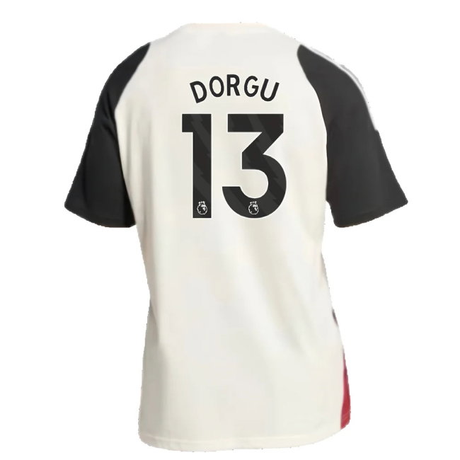 2024-2025 Man Utd Training Tee (Off White) (Dorgu 13)