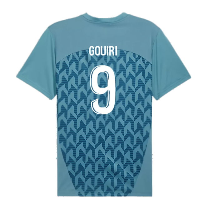 2024-2025 Marseille Pre-Match Shirt (Bold Blue) (Gouiri 9)