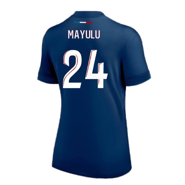 2024-2025 PSG Home Shirt (Womens) (Mayulu 24)