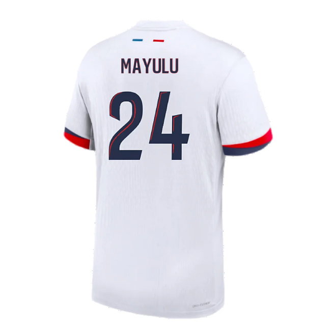 2024-2025 PSG Away Authentic Dri-ADV Shirt (Mayulu 24)