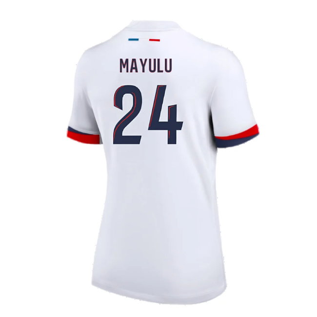 2024-2025 PSG Away Shirt (Womens) (Mayulu 24)