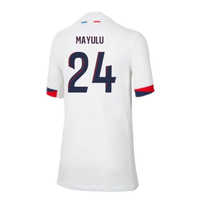 2024-2025 PSG Away Shirt (Kids) (Mayulu 24)