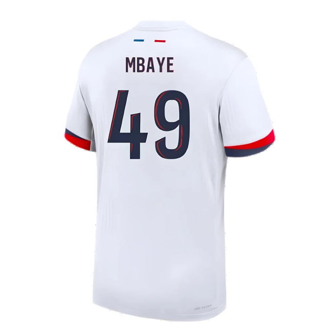 2024-2025 PSG Away Authentic Dri-ADV Shirt (Mbaye 49)
