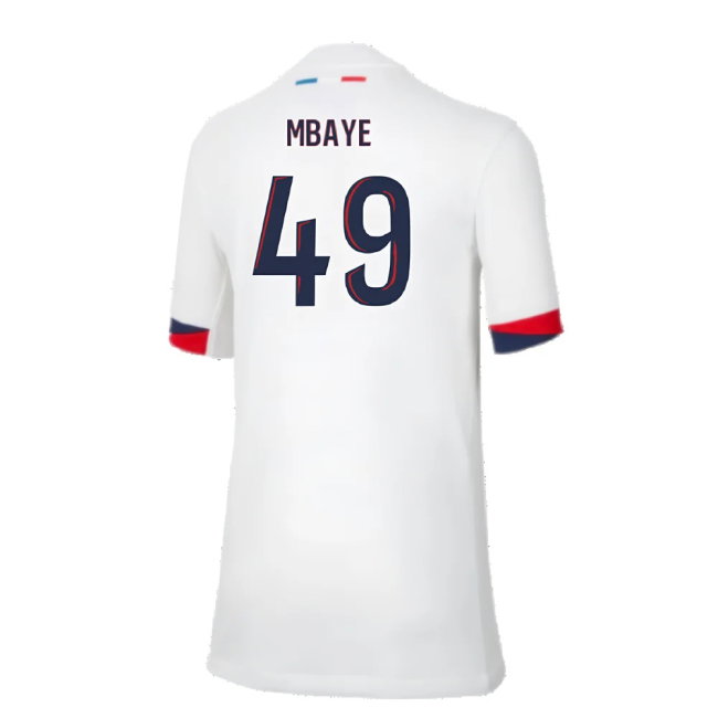 2024-2025 PSG Away Shirt (Kids) (Mbaye 49)