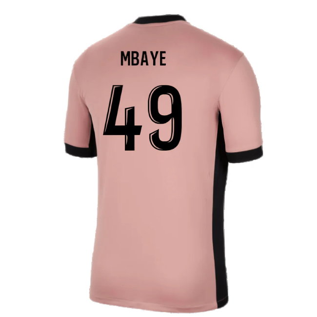 2024-2025 PSG Third Shirt (Mbaye 49)
