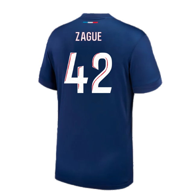 2024-2025 PSG Paris Saint Germain Home Shirt (Zague 42)