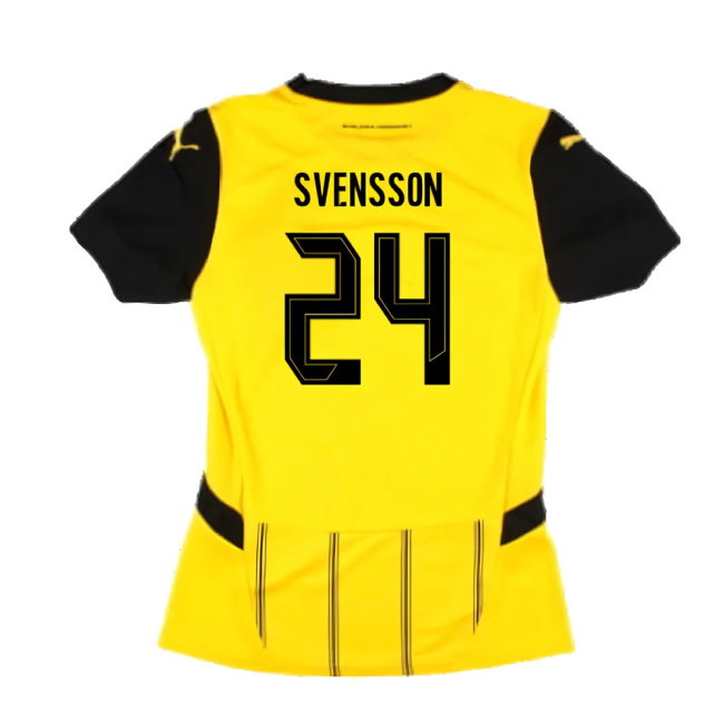 2024-2025 Borussia Dortmund Home Shirt (Ladies) (Svensson 24)