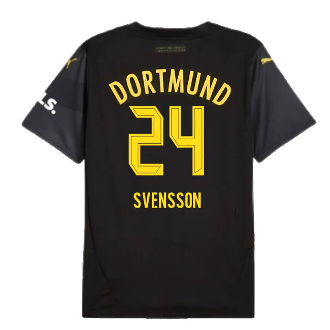 2024-2025 Borussia Dortmund Away Shirt (Kids) (Svensson 24)