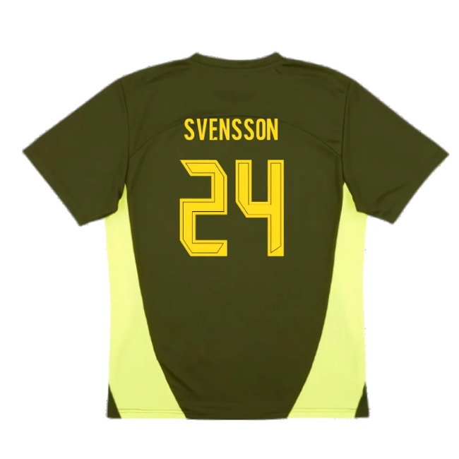 2024-2025 Borussia Dortmund Training Shirt (Myrtle) (Svensson 24)