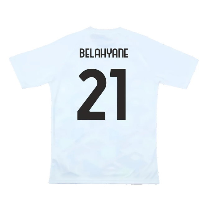 2024-2025 Lazio Pre-Match Jersey (White) (Belahyane 21)