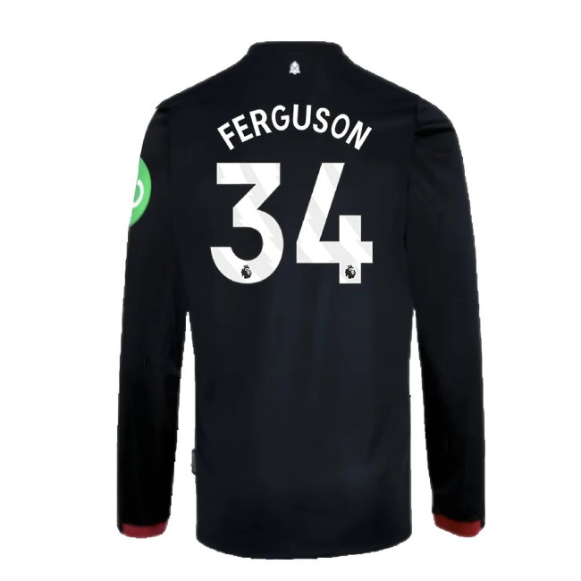 2024-2025 West Ham Long Sleeve Away Shirt (Kids) (Ferguson 34)