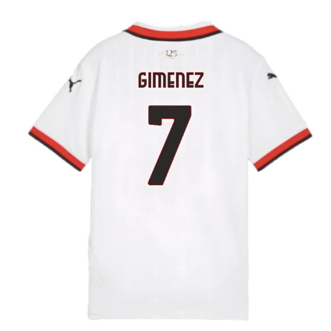 2024-2025 AC Milan Away Shirt (Kids) (Gimenez 7)