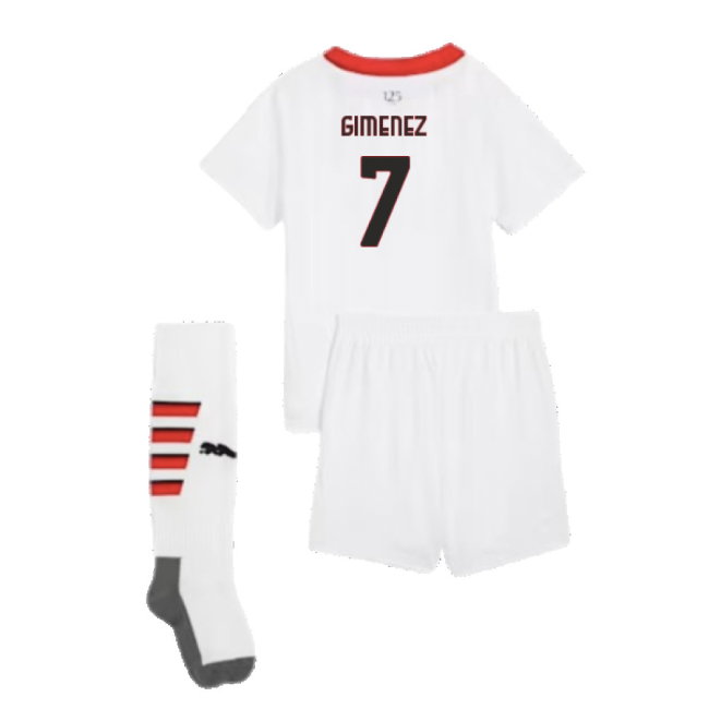 2024-2025 AC Milan Away Mini Kit (Gimenez 7)