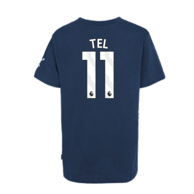 2024-2025 Tottenham Hotspur Just Do It T-Shirt (Navy) - Kids (Tel 11)