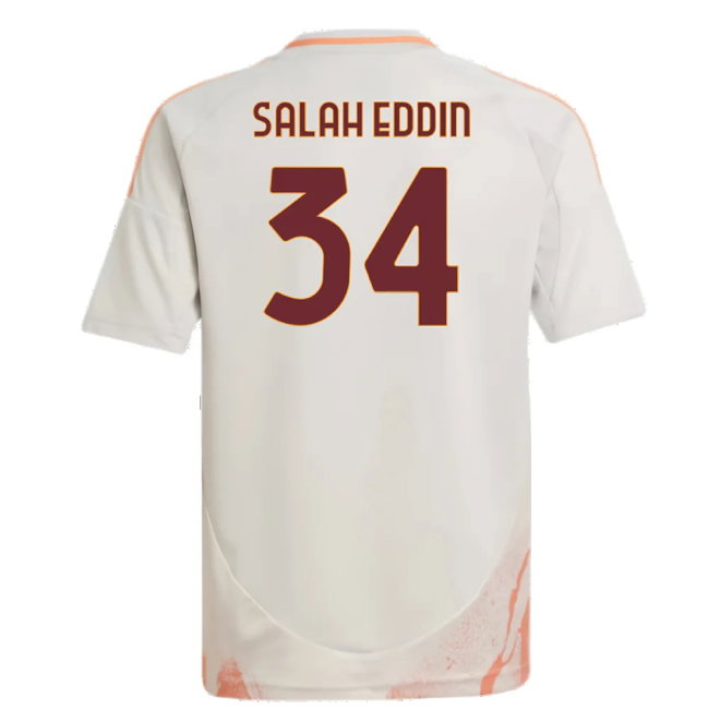 2024-2025 Roma Away Shirt (Kids) (Salah Eddin 34)