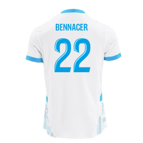 2024-2025 Marseille Home Authentic Shirt (Bennacer 22)