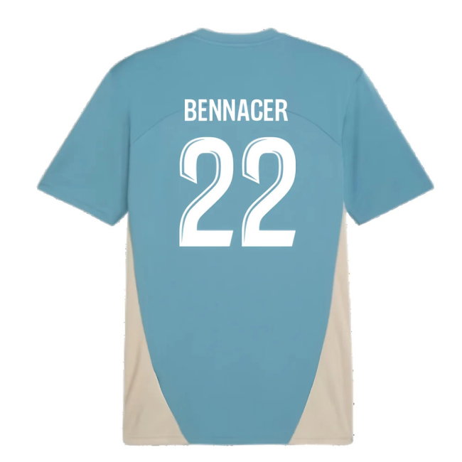 2024-2025 Marseille Training Shirt (Bold Blue) (Bennacer 22)