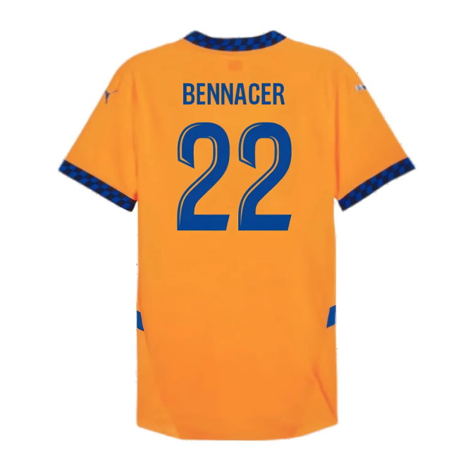 2024-2025 Marseille Third Authentic Shirt (Bennacer 22)