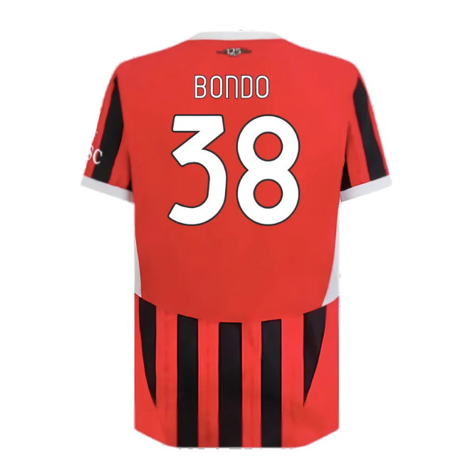2024-2025 AC Milan Home Authentic Shirt (Bondo 38)