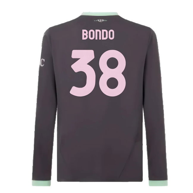 2024-2025 AC Milan Third Long Sleeve Shirt (Bondo 38)