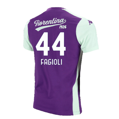 2024-2025 Fiorentina Tee (Indigo) (Fagioli 44)