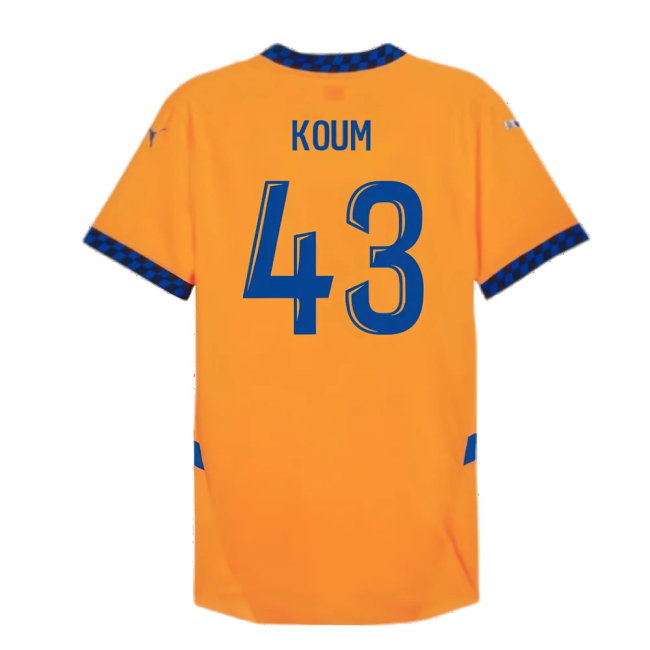 2024-2025 Marseille Third Authentic Shirt (Koum 43)