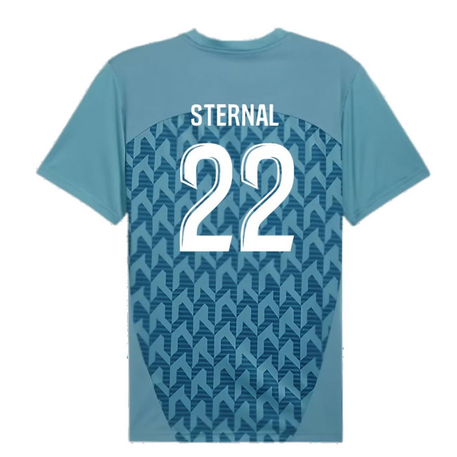 2024-2025 Marseille Pre-Match Shirt (Bold Blue) (Sternal 22)