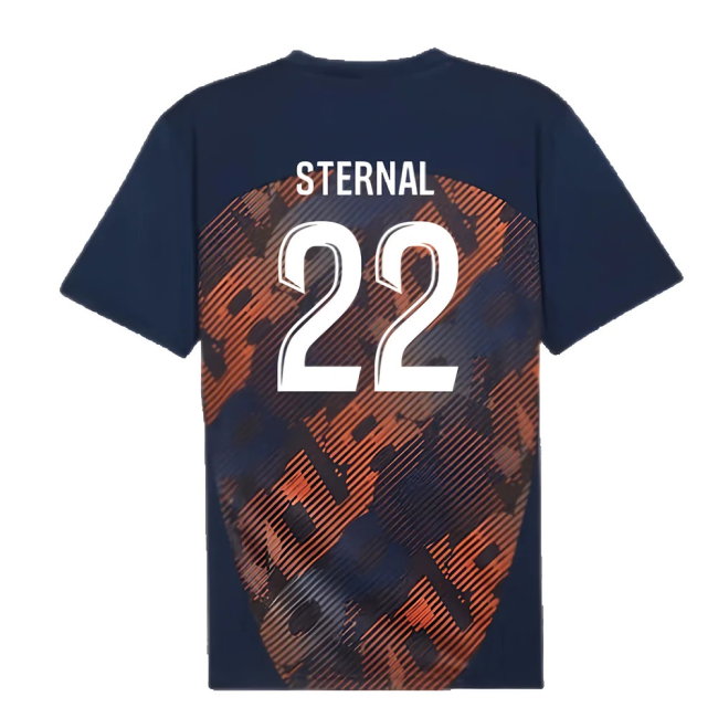 2024-2025 Marseille Pre-Match Shirt (Club Navy) (Sternal 22)