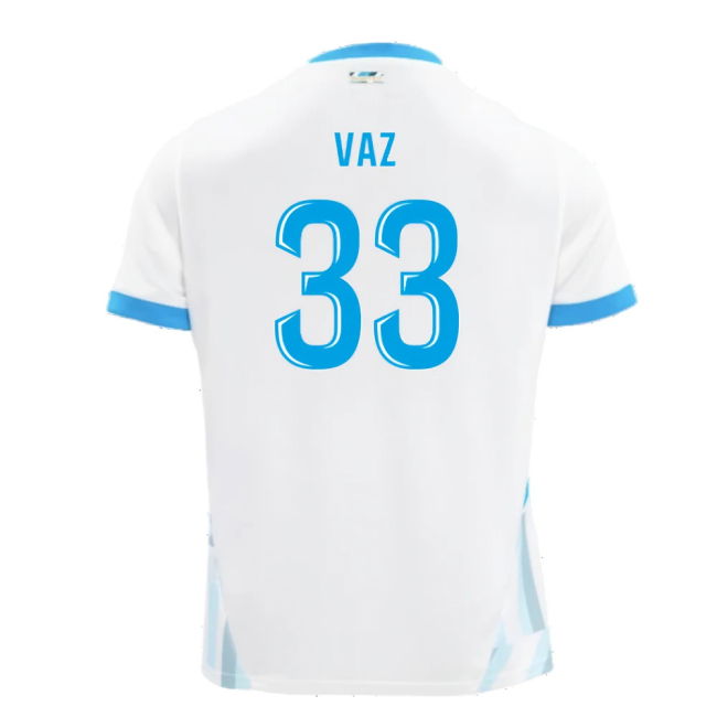 2024-2025 Marseille Home Shirt (Vaz 33)