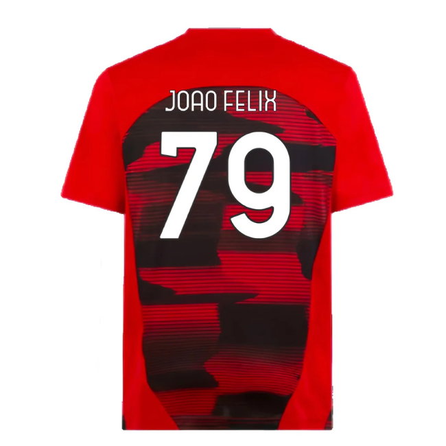 2024-2025 AC Milan Prematch SS Shirt (Red) (Joao Felix 79)