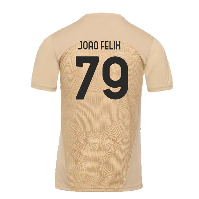 2024-2025 AC Milan Pre-Match Shirt (Putty) (Joao Felix 79)