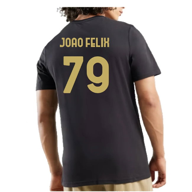 AC Milan 125th Anniversary ftblCulture Tee (Black) (Joao Felix 79)