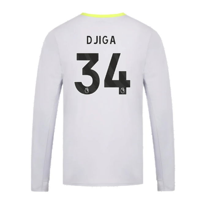 2024-2025 Wolves Players Training Long Sleeved Tee (Grey) (Djiga 34)