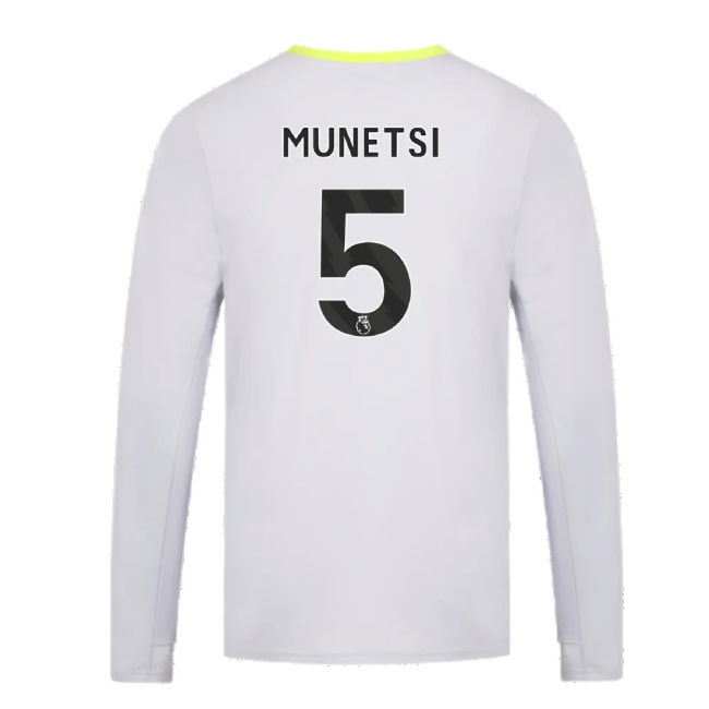 2024-2025 Wolves Players Training Long Sleeved Tee (Grey) (Munetsi 5)