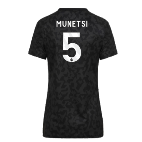 2024-2025 Wolves Pre Match Training Shirt (Black) (Munetsi 5)