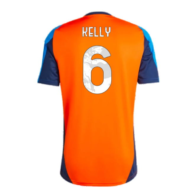 2024-2025 Juventus Training Jersey (Orange) (Kelly 6)