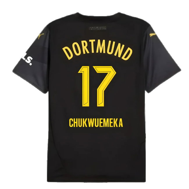 2024-2025 Borussia Dortmund Away Shirt (Kids) (Chukwuemeka 17)