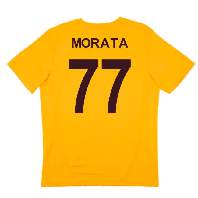 2024-2025 Galatasaray Training Shirt (Orange) (Morata 77)