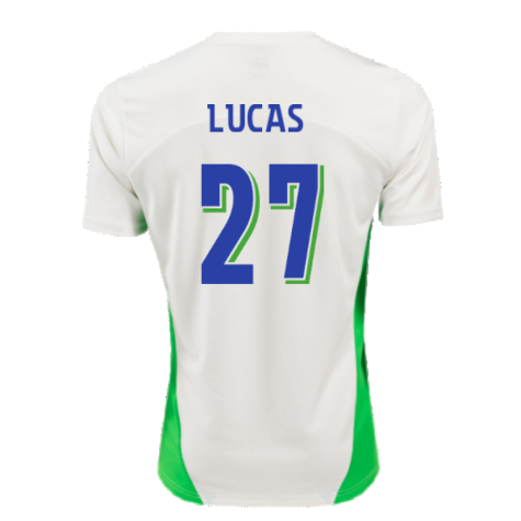 2024-2025 PSV Eindhoven Training Shirt (White) (Lucas 27)